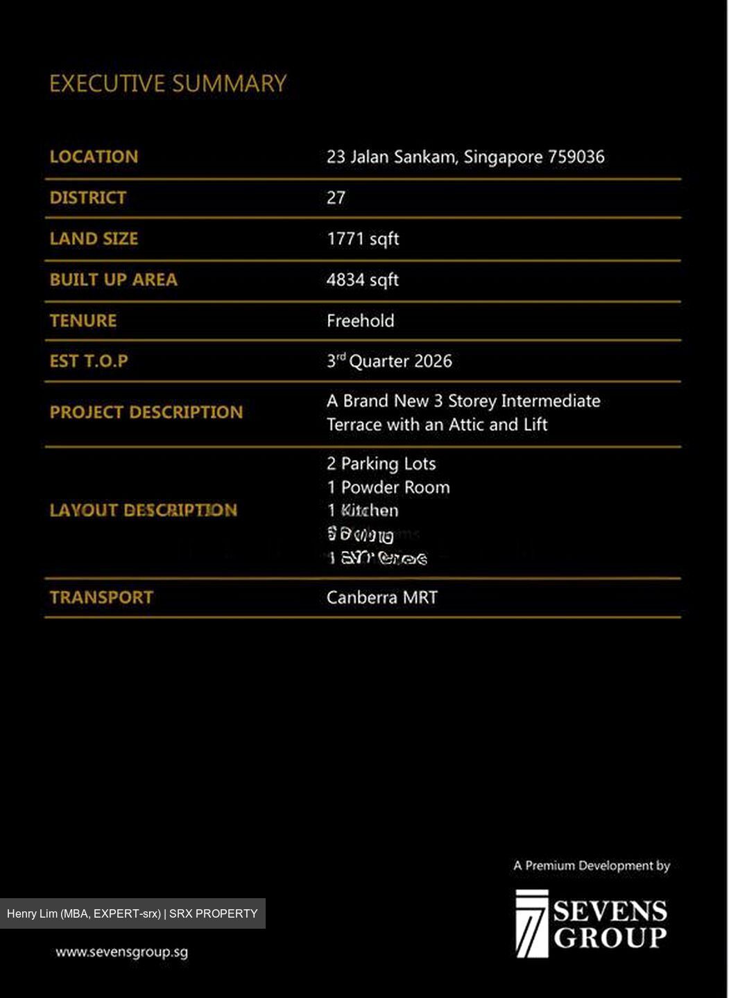 Sembawang Straits Estate (D27), Terrace #542304011